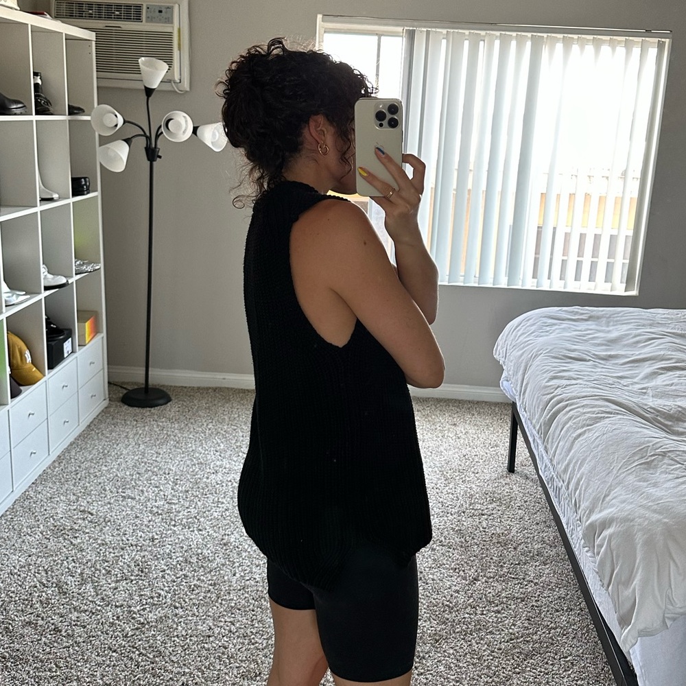 Oak + Fort Knitted Sweater Vest Tank Top - Picture 8 of 8